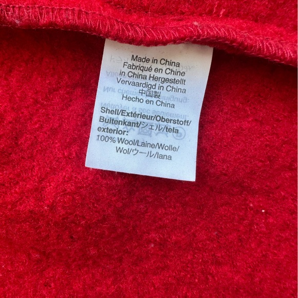 J. Crew Red Wool Coat - Picture 3 of 6